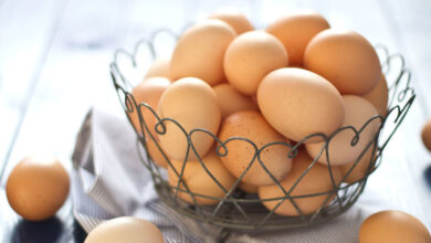 السعرات الحراريه فى البيض